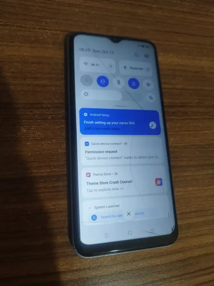 Narzo 50A 6/128gb baterai 6000 mAh ada minus. iklan di bacaya