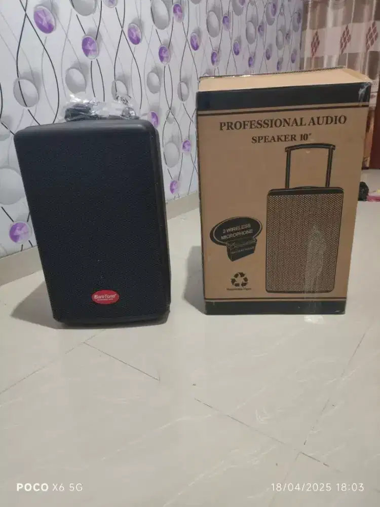 Speaker Portabel Baretone 10Inch