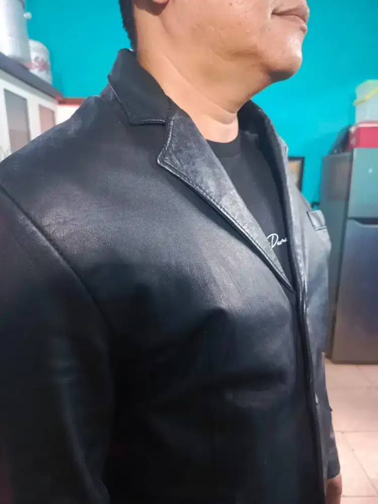 Jas Kulit Asli Pria Jaket Kulit Pria Model Semi Formal