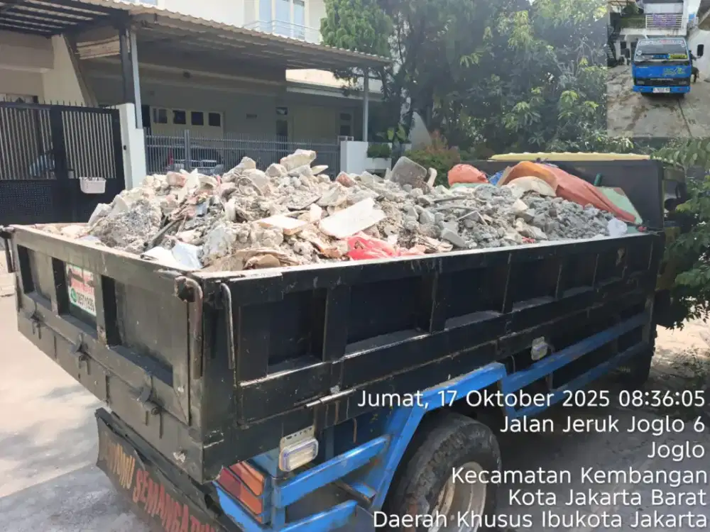 Jasa angkut puing dan buang sampah