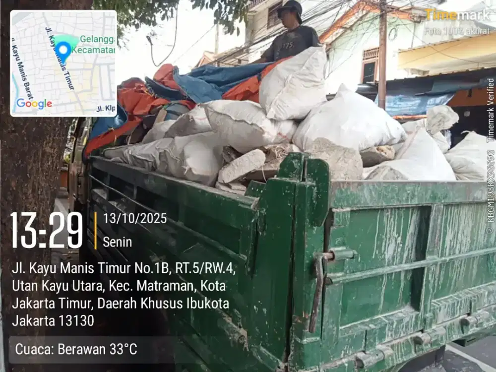 Jasa buang puing dan angkut tanah