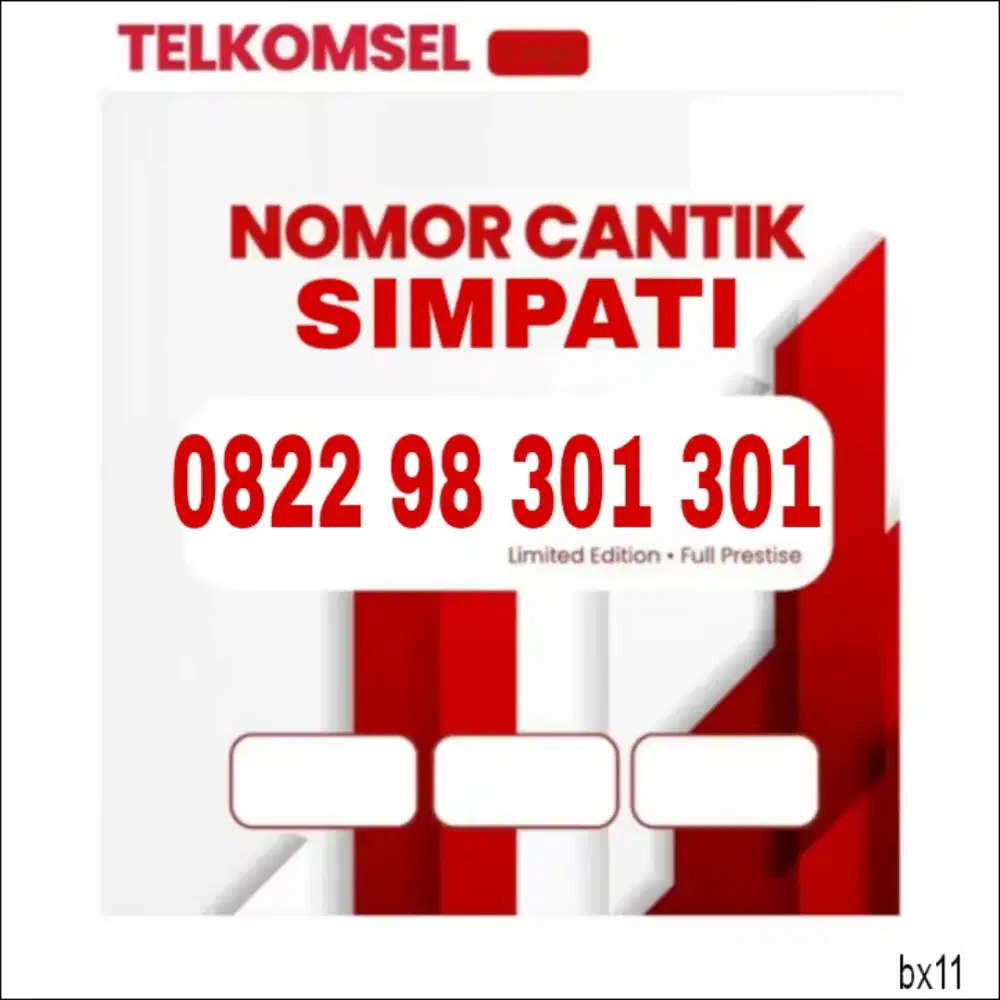 Nomor cantik telkomsel simpati 301301