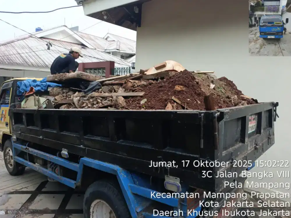Jasa angkut puing dan buang sampah