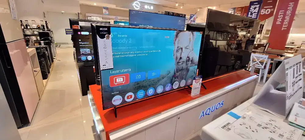 TCL LED GOOGLE TV 4K 55 INCI 55P6K