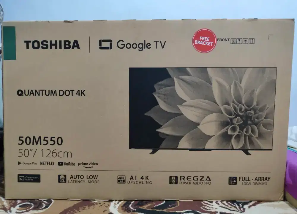 Tv Qled thosiba 50in tipe 50m550