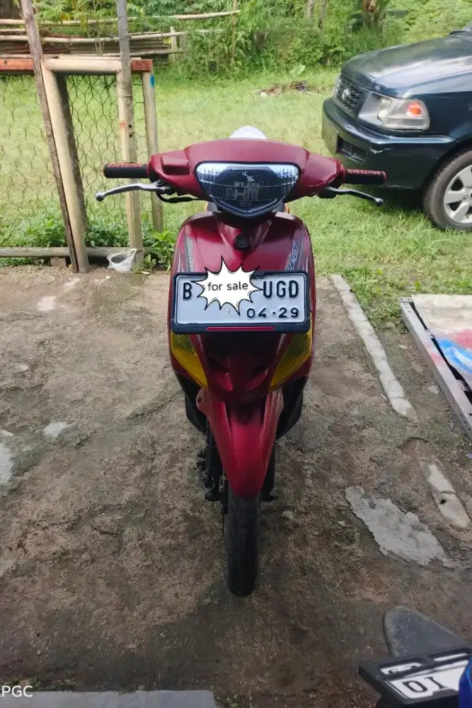 Mio sporty 2007 merah plat DKI