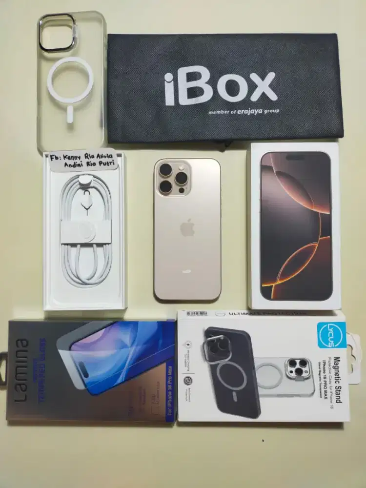 iPhone 16 Pro Max iBox sebulan