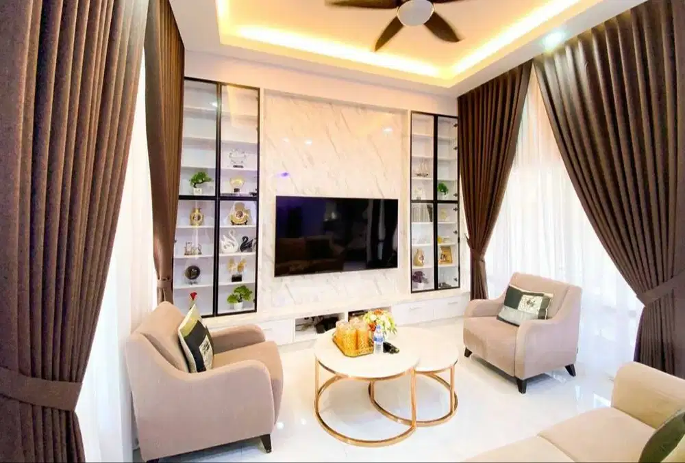 Pesanan Tirai Gorden Jendela Gordyn Mewah Hordeng Model Terbaru Murah