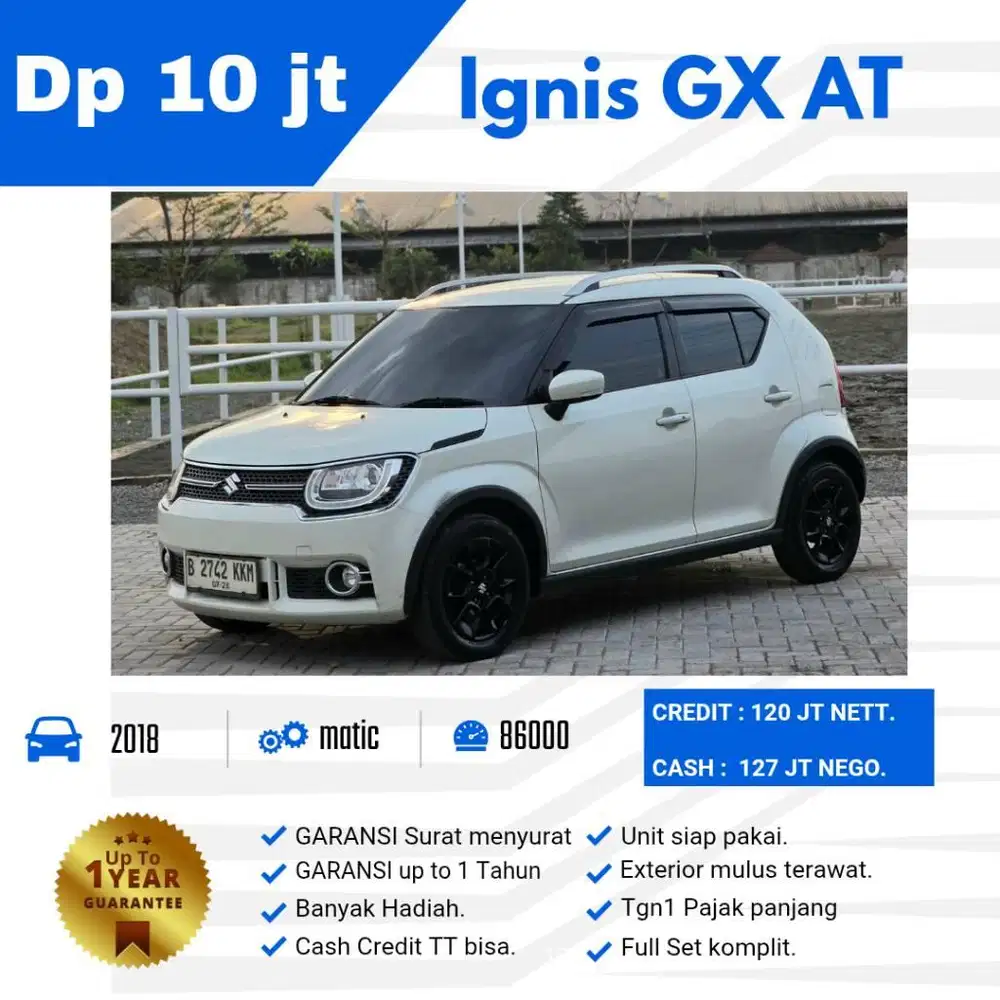 Ignis GX AT. 2018 tgn1 pjk panjang. istimewa.