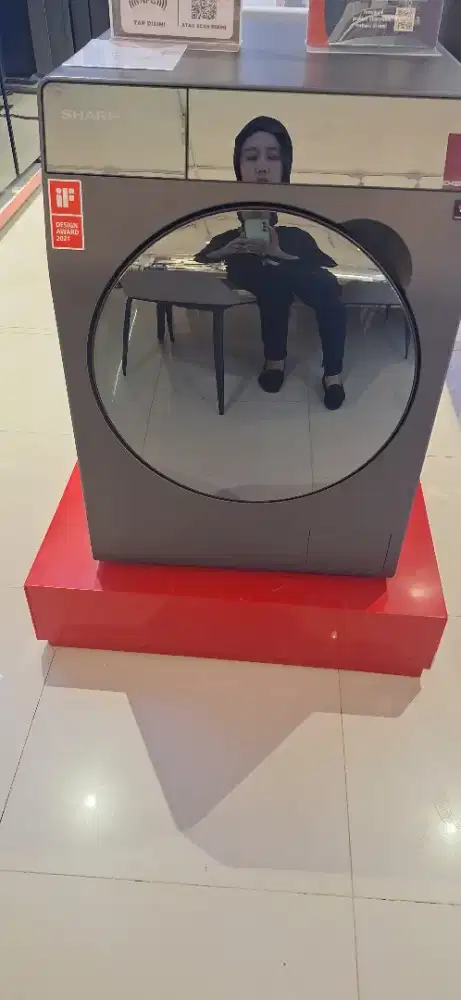 SHARP WASH MACH FRONT LOADING 10.5KG