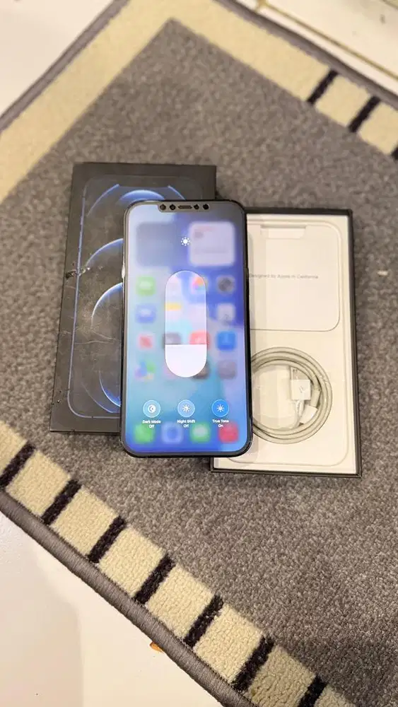 Dijual Iphone 12 Promax 256GB Blue Resmi Ibox Lengkap