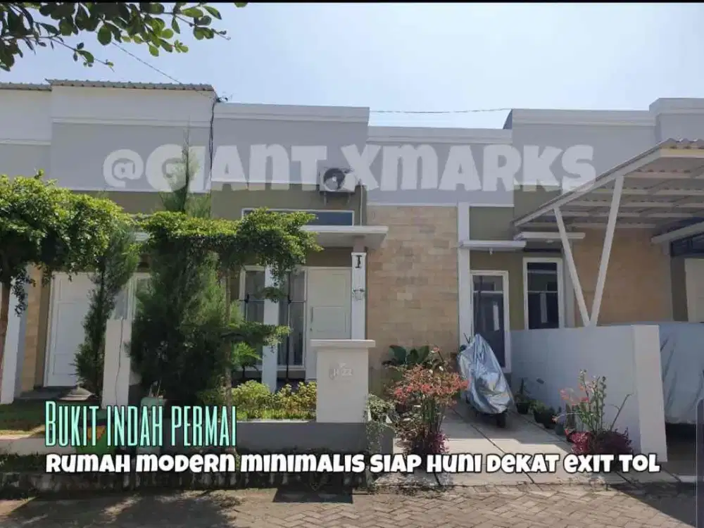 Rumah modern minimalis di bukit indah Permai Cemorokandang kedungkandang