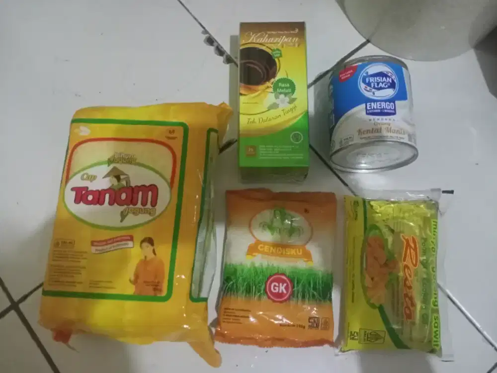 Minyak, gula dkk