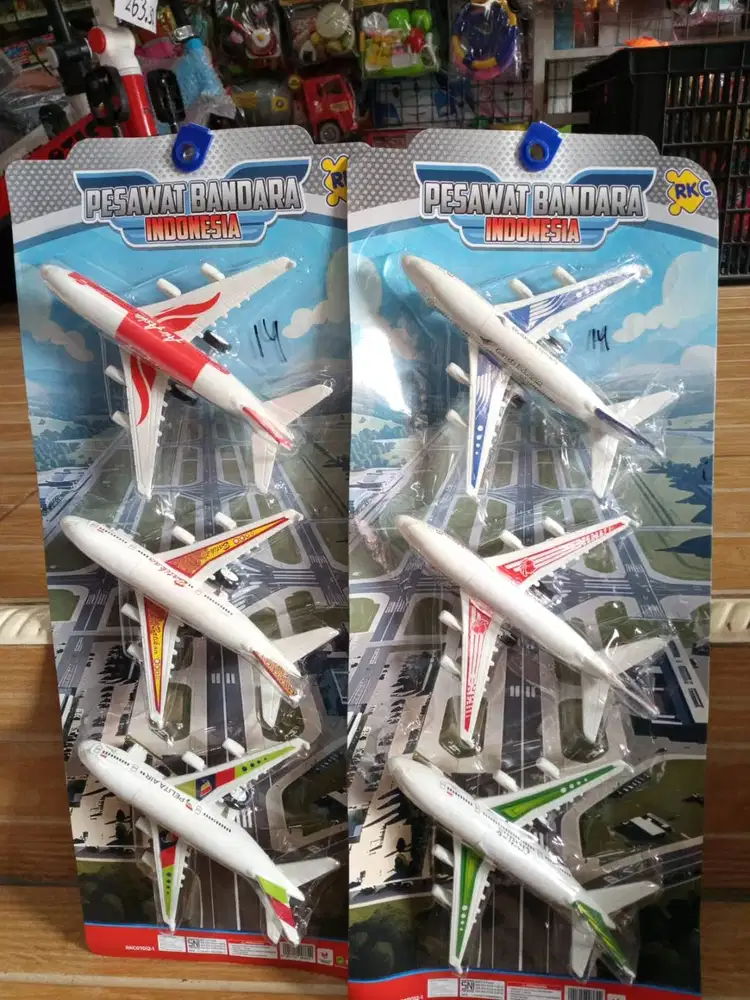 mainan anak set pesawat air asia