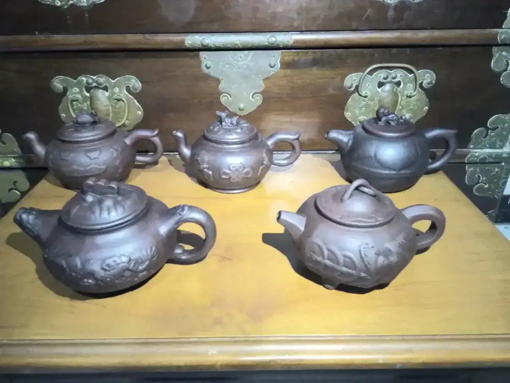 Teapot trakota antik