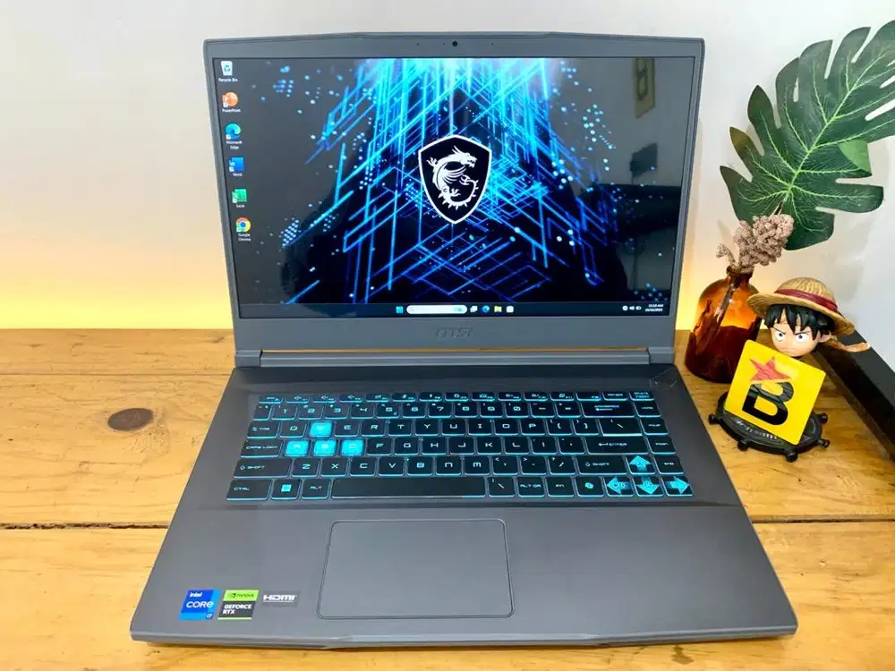 Laptop Gaming MSI Thin 15 B12UC Core i7 gen12 RAM 16 Nvidia RTX 3050