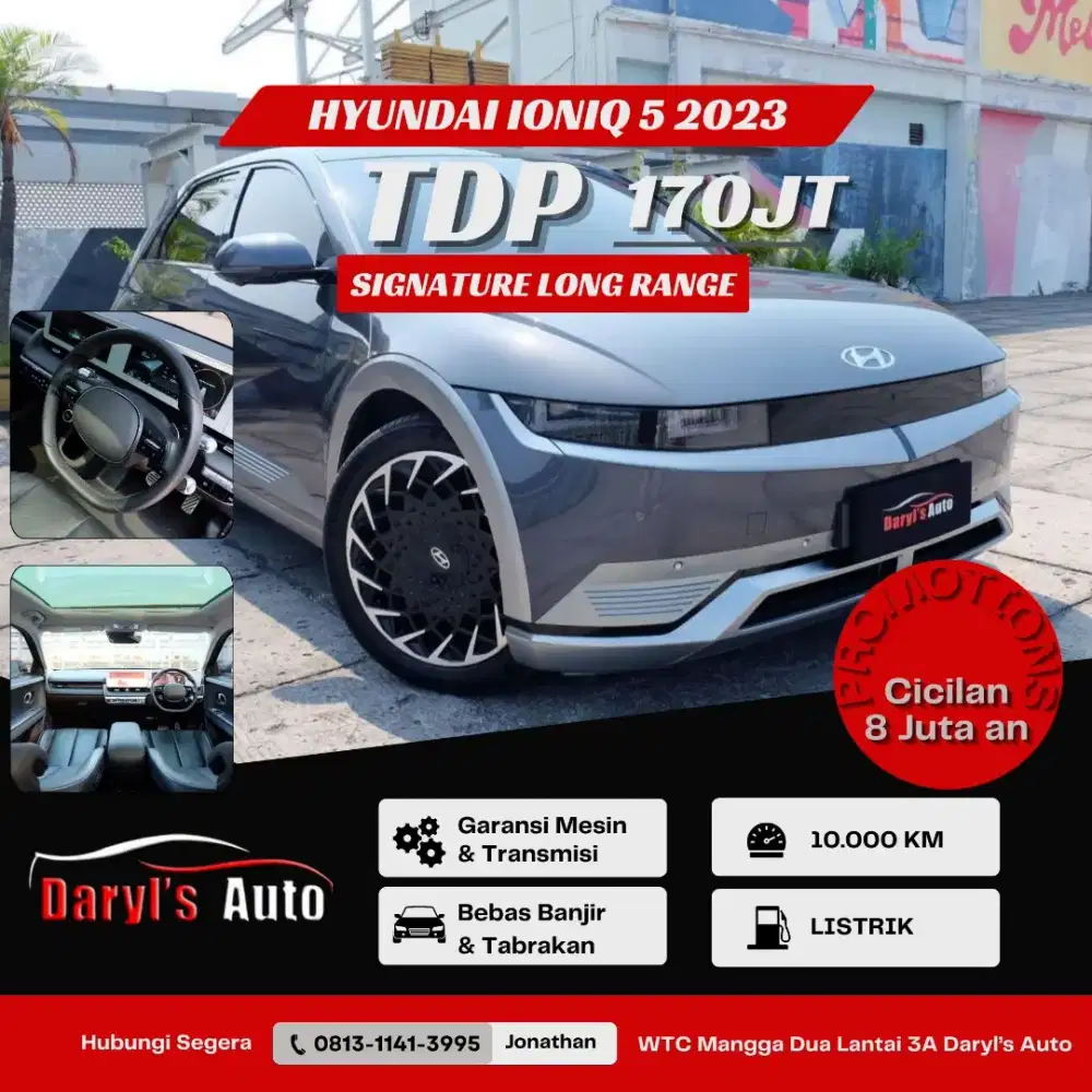 [LOW KM] Hyundai Ioniq 5 Signature Long Range 2023