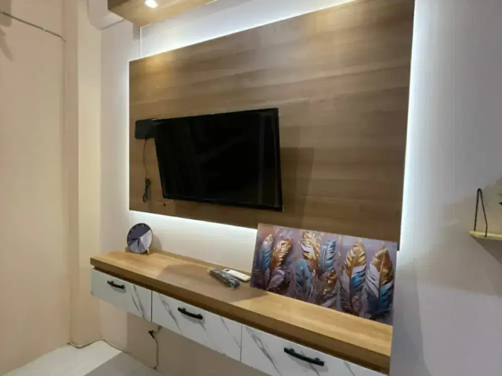 Sewa apartemen puncak dharmahusada furnished mewah