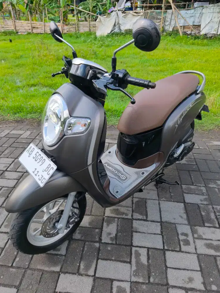 Scoopy 2020 Pajak Plat Baru Km rendah Mulus Trawat