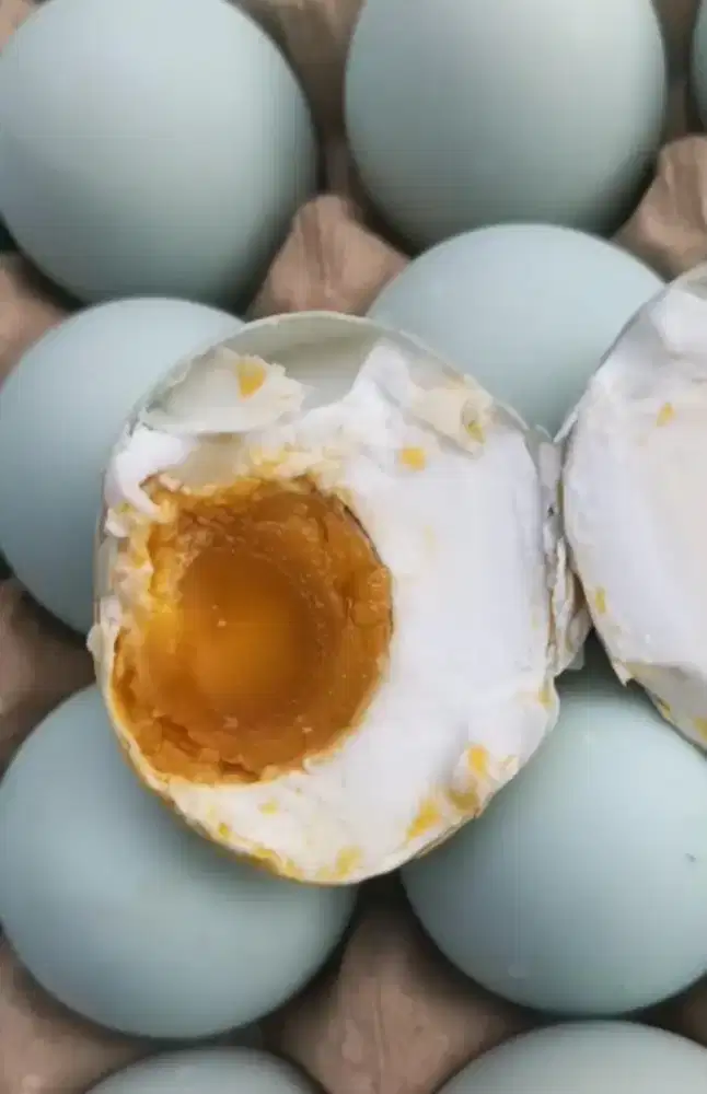 Telur bebek   asin mateng