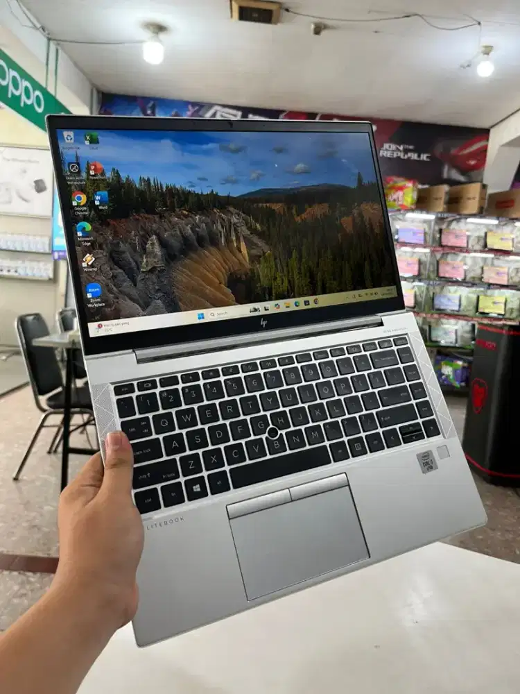 HP ELITEBOOK 840 G7|INTEL CORE I7 GENERASI10|LIKE NEW|BISA COD|KREDIT