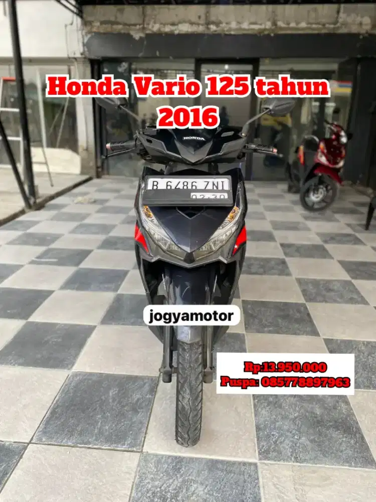Honda Vario 125 cc tahun 2016 cash