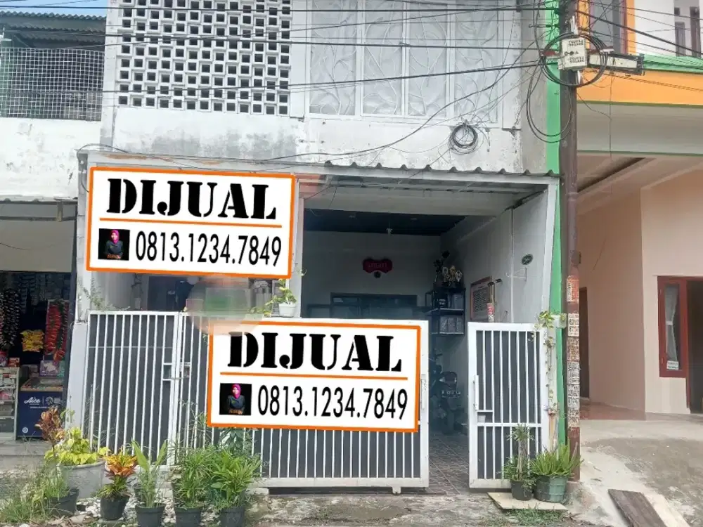 Rumah siap huni 2 lantai komplek GBA bojongsoang dkt tol buahbatu