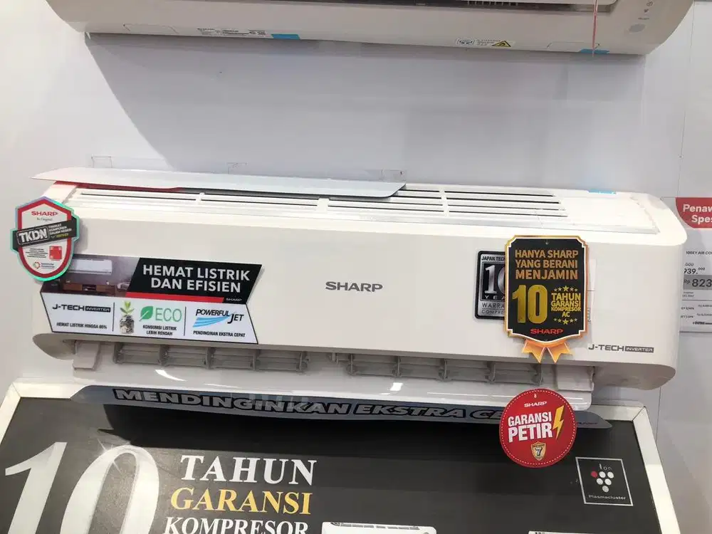 Sharp AC 1PK Inverter Free pemasangan Promo cicilan 0%