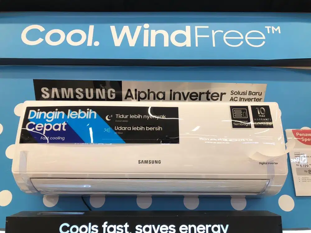 Samsung AC 1/2PK Inverter Free pemasangan Promo cicilan 0%