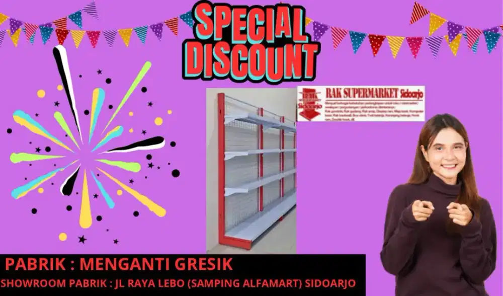 Rak minimarket gondrola