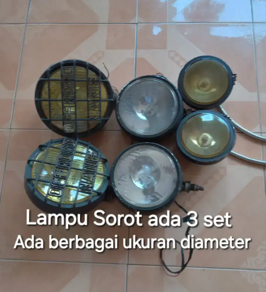 Lampu Sorot Jeep ngalas
