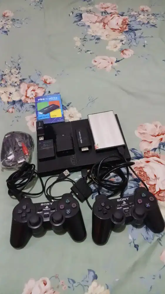 PS 2 SLIM HARDISK 120GB FULLGAME FULLSET