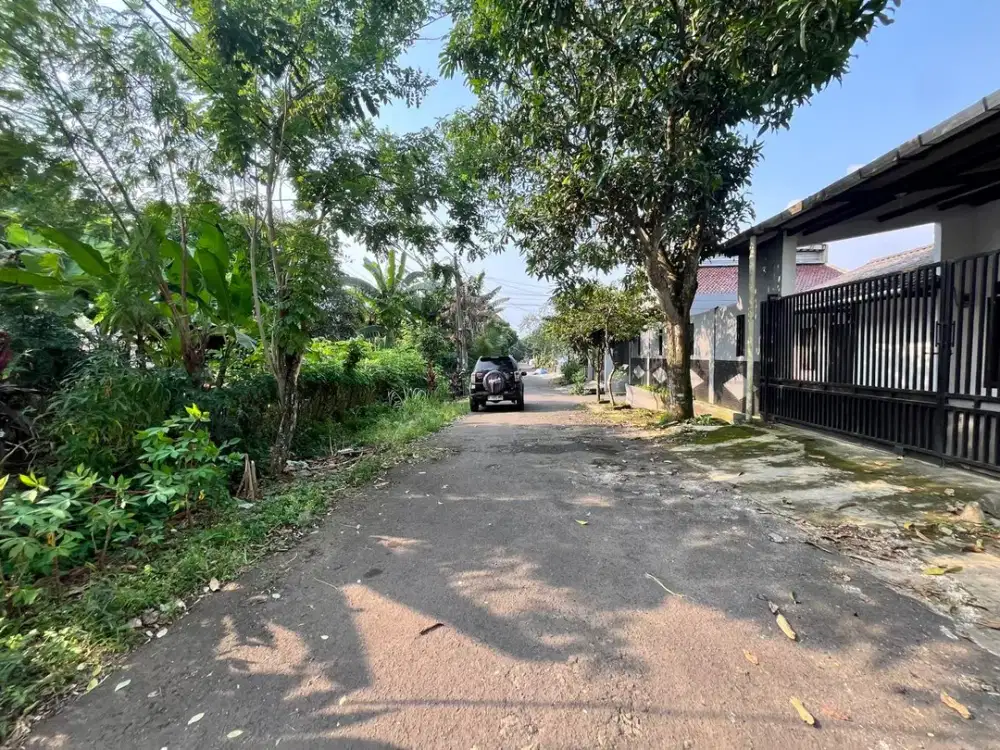 Tanah kavling Suradita, cocok untuk bangun workshop atau hunian