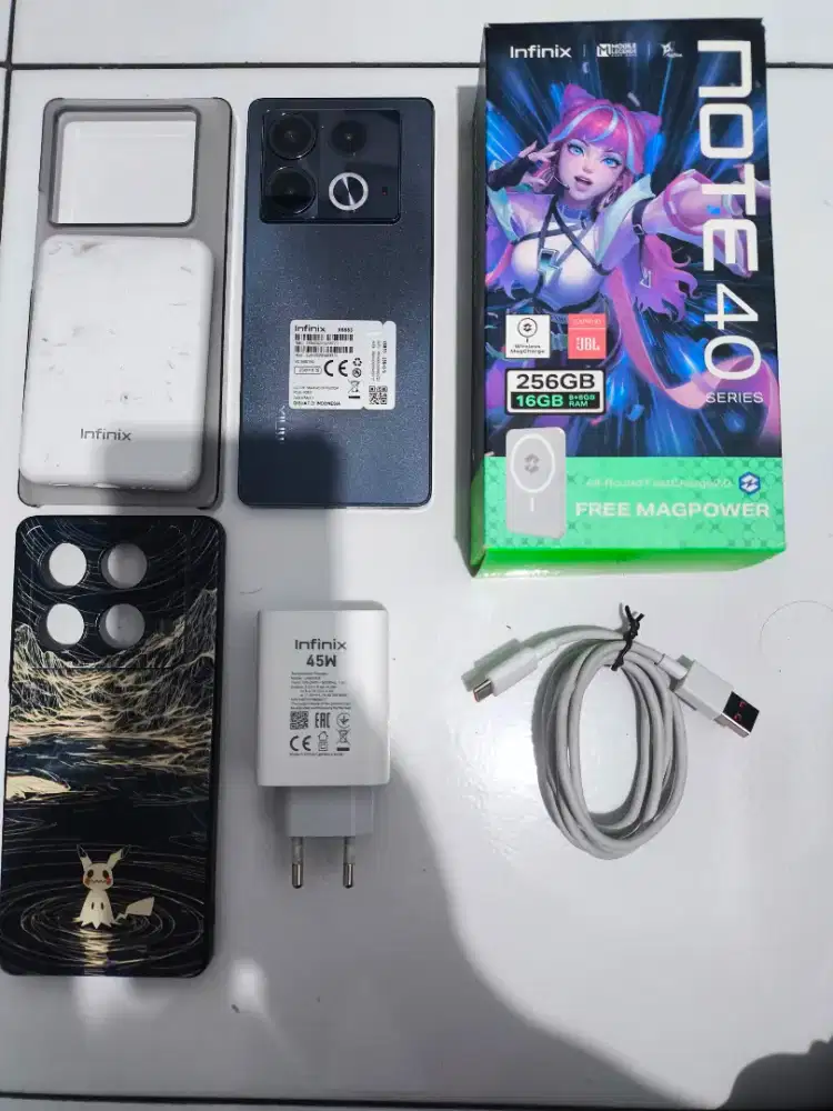 Infinix note 40 256/8 black obsidian