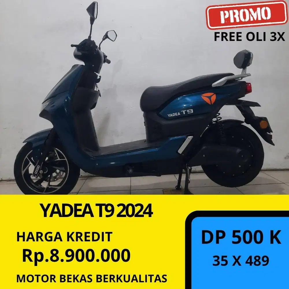 Yadea T9 2024 Motor Listrik Siap pakai langsung gass