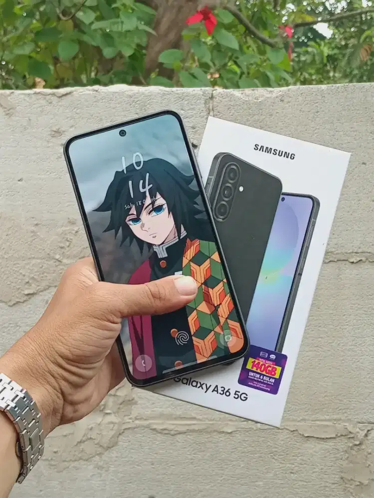 Samsung Galaxy A36 5G 8/256 GB Black Fullset Garansi Panjang