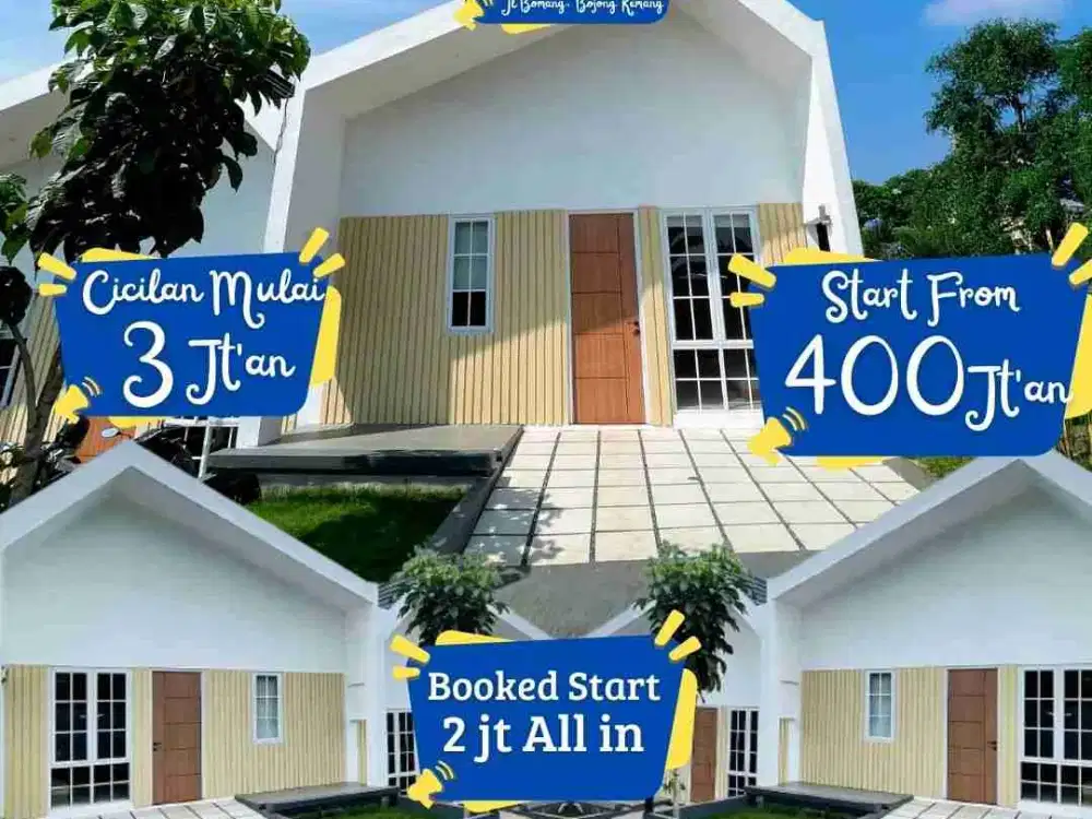rumah ala Jepang di bojong gede
