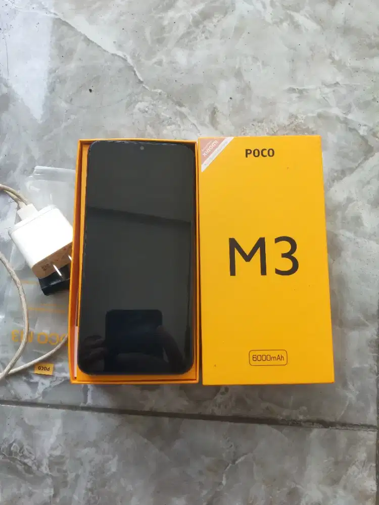 Poco M3 fullset ram 4/64