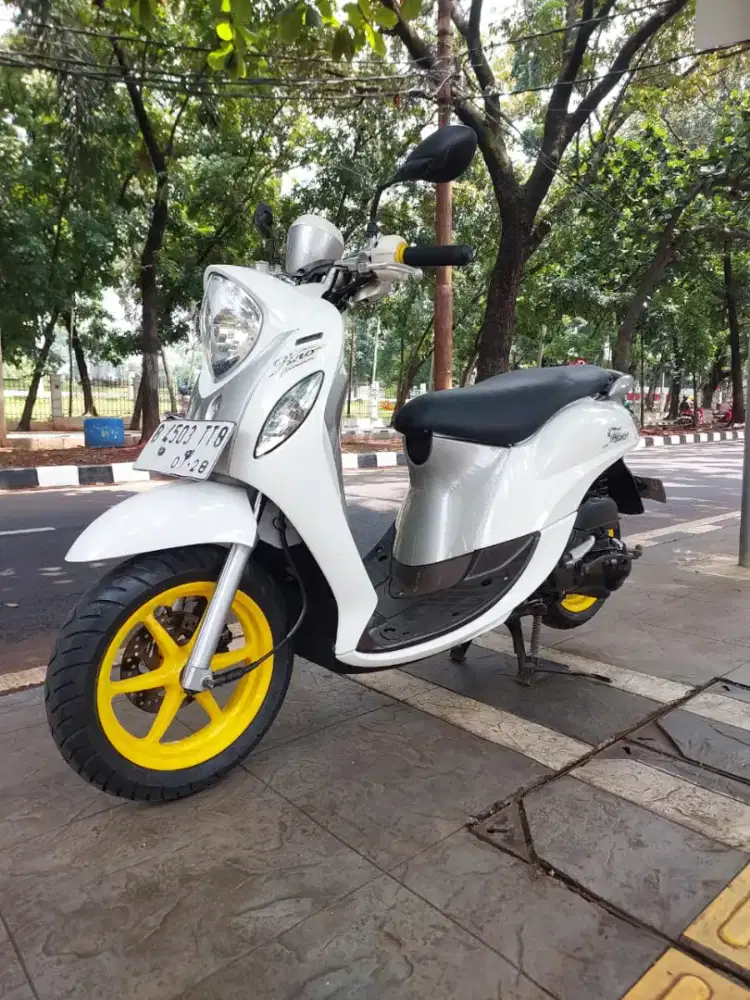 DIJUAL CASH YAMAHA FINO PREMIUM 125 FI THN 2018 PAJAK IDUP SIAP PAKAI