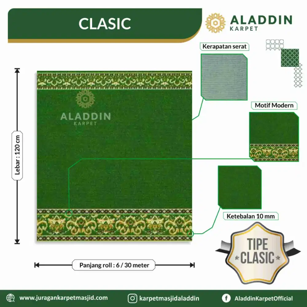 Karpet masjid typr grand platinum
