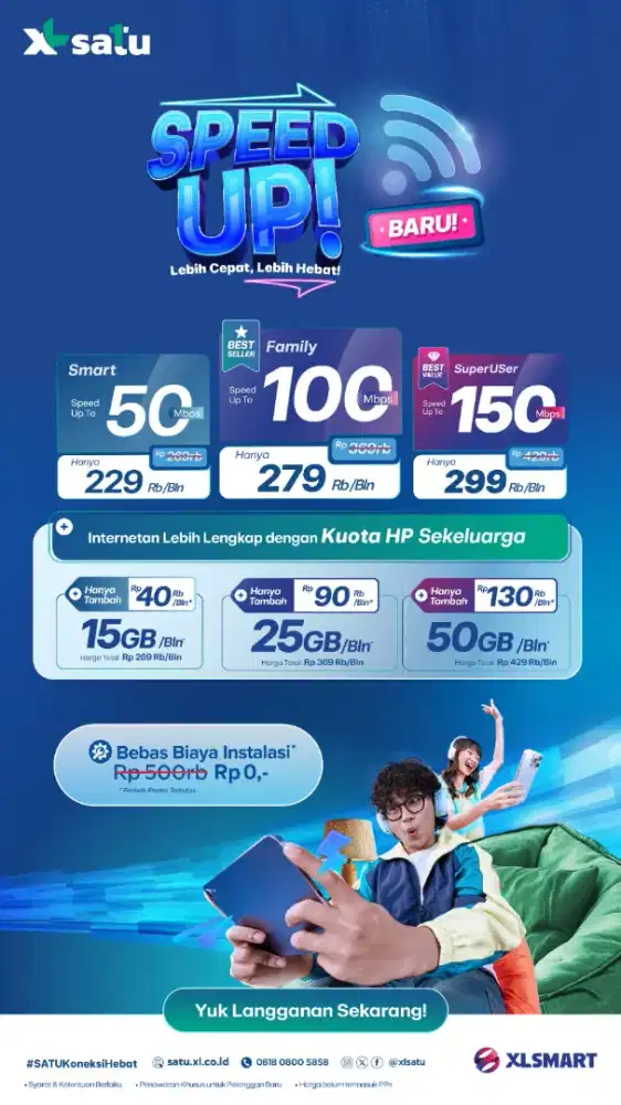 Wifi xl murah no fup