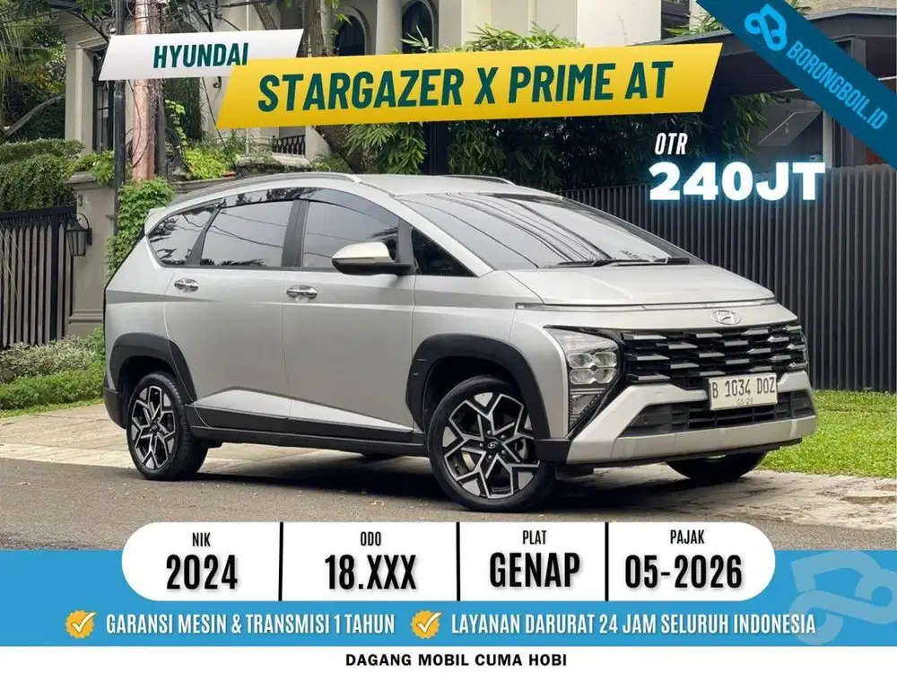 HYUNDAI STARGAZER X PRIME CAPT SEAT 2024 ABU LIKE NEW