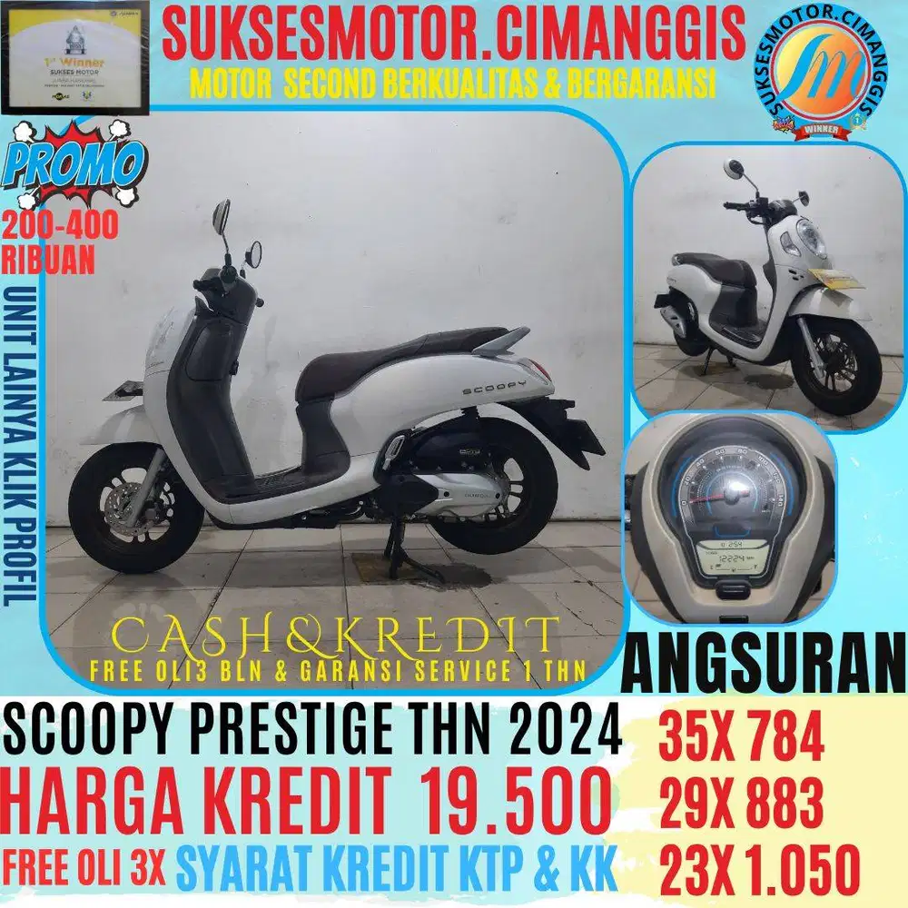 SCOOPY PRESTIGE PROMOTERMURAH KLIK PROMO UNIT LAINYA