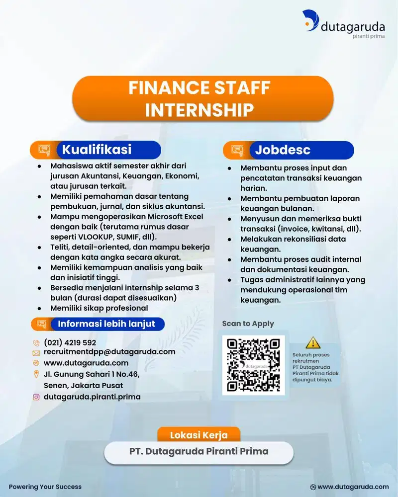 #OLXJOBFAIR - Finance Staff Intern