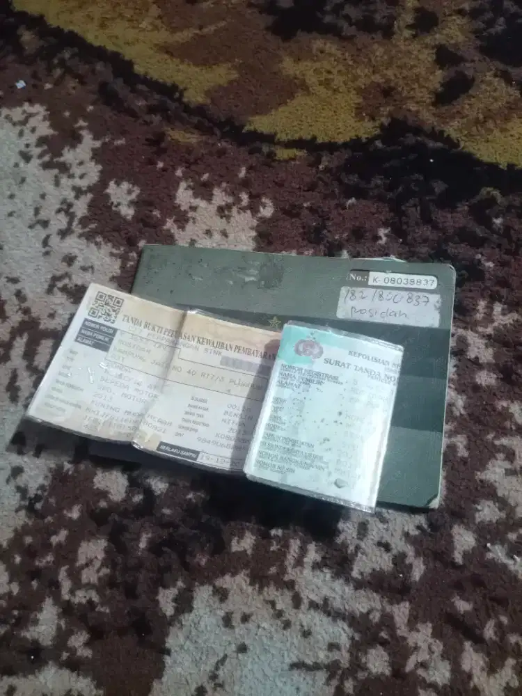 Scoopy 2013 surat lengkap pajak off kaleng off
