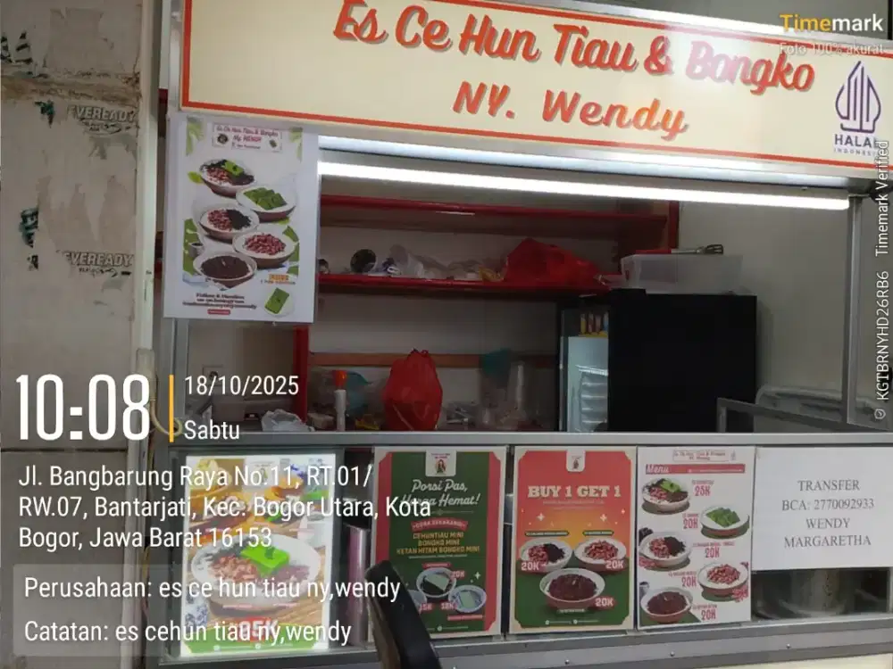 DI BUTUHKAN SEGERA KASIR DAN WAITERS ES CE HUN TIAU NY.WENDY!!