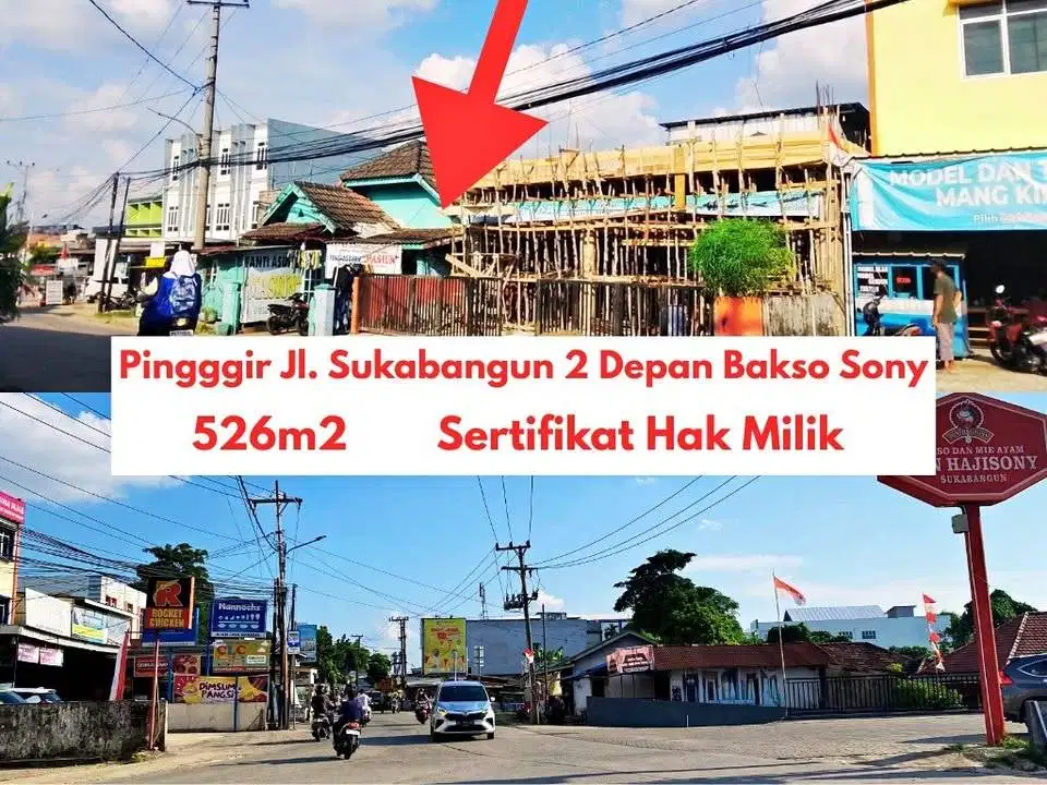 Tanah strategis Pingggir Jalan Kota Palembang