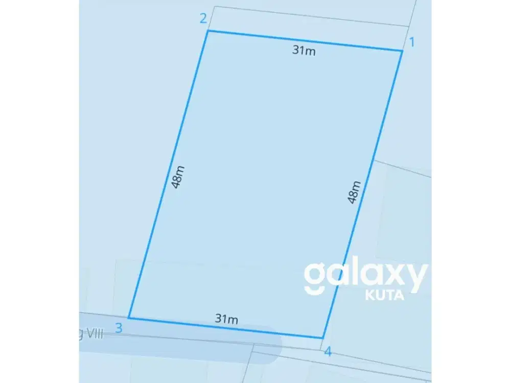 DIJUAL TANAH LANGKA DI BATUR SARI SANUR DENPASAR, BALI