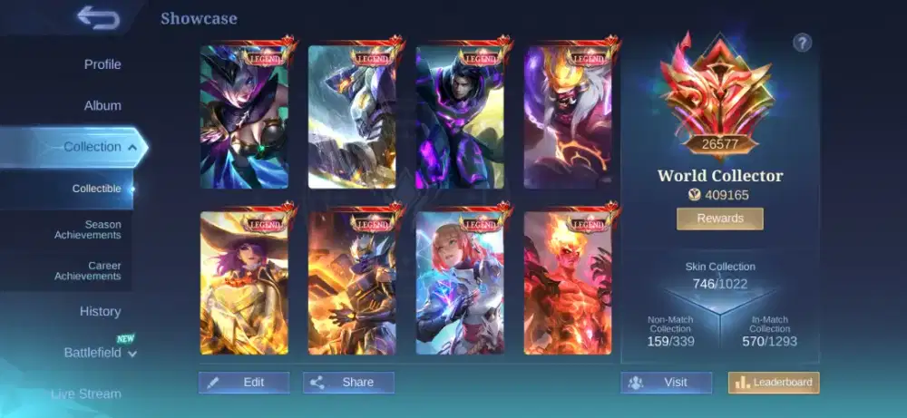 Jual Akun Mobile Legends