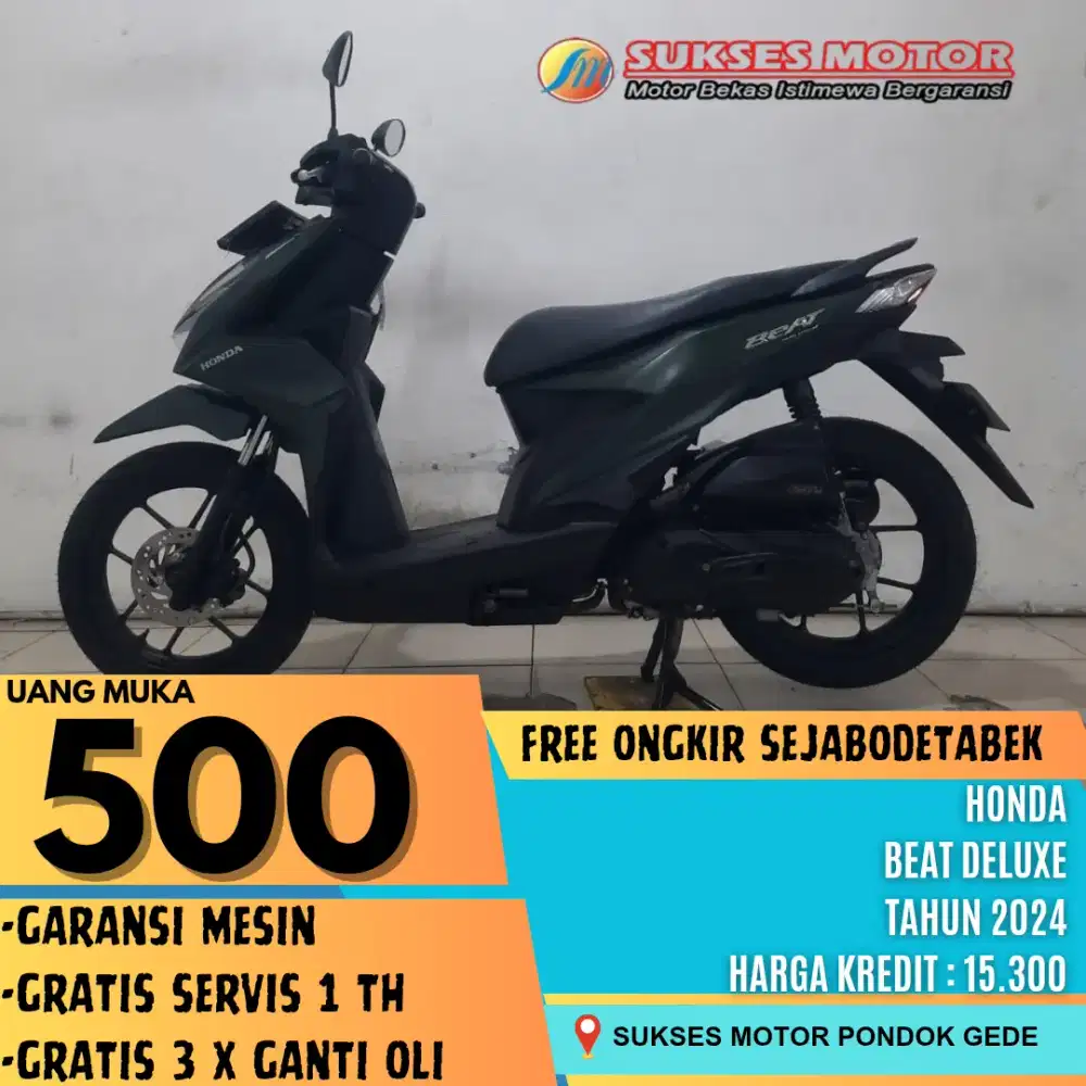 HONDA BEAT DELUXE TAHUN 2024  PROSES CEPAT SYARAT KREDIT KTP DAN KK